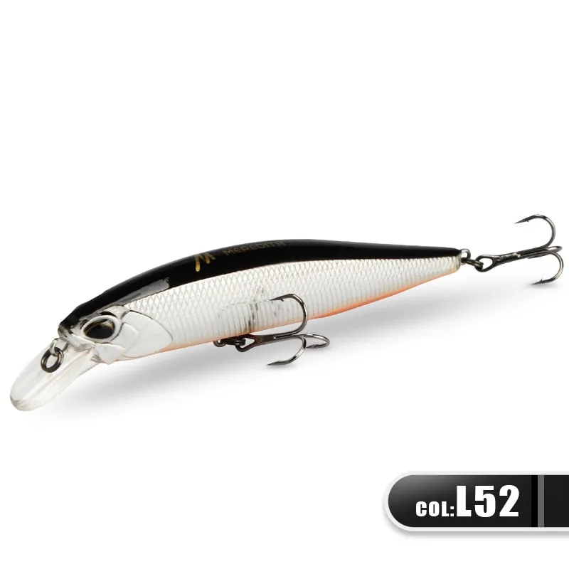 100F 14g  Floating Wobbler Fishing Lure 24Color Minnow Lure Hard Bait Quality Professional Depth0.8-1.0m