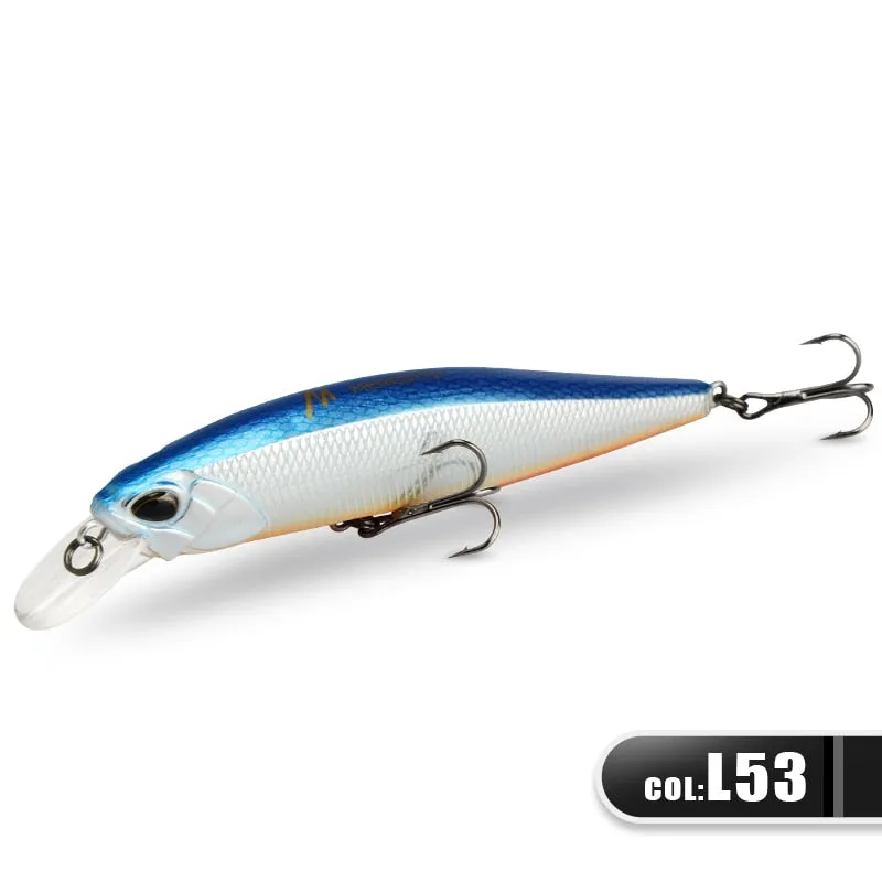 100F 14g  Floating Wobbler Fishing Lure 24Color Minnow Lure Hard Bait Quality Professional Depth0.8-1.0m