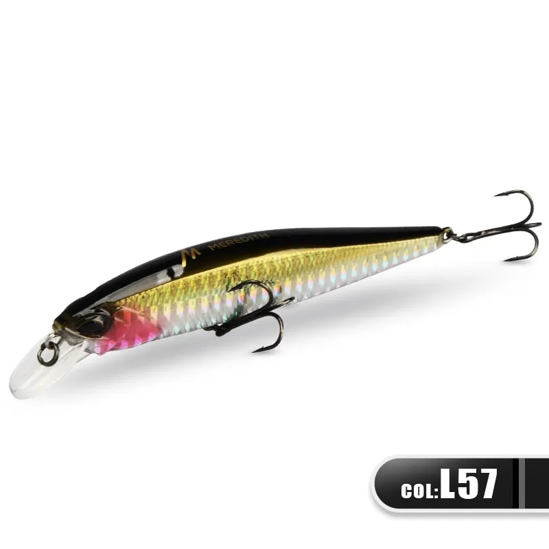 100F 14g  Floating Wobbler Fishing Lure 24Color Minnow Lure Hard Bait Quality Professional Depth0.8-1.0m