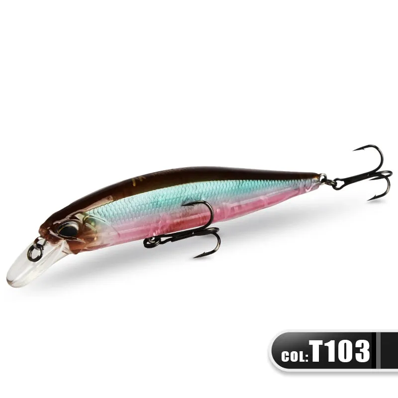 100F 14g  Floating Wobbler Fishing Lure 24Color Minnow Lure Hard Bait Quality Professional Depth0.8-1.0m