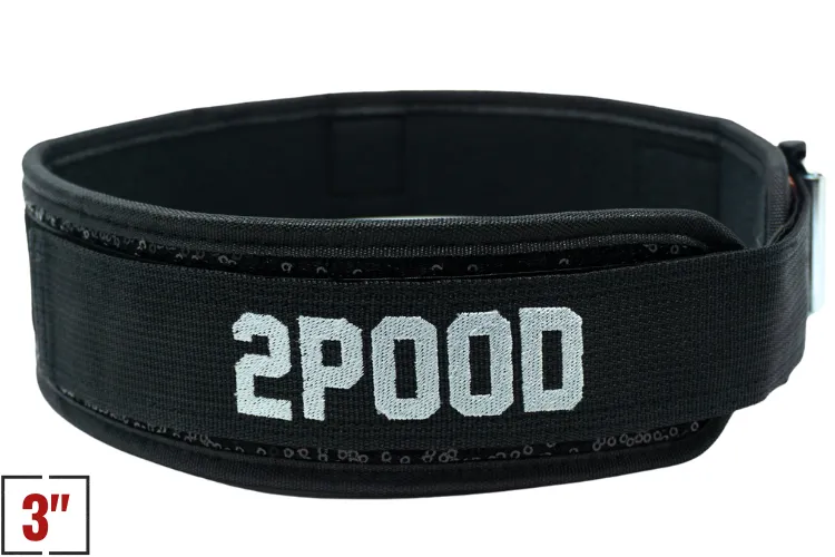 2POOD 3" Petite Black Magic Weightlifting Belt