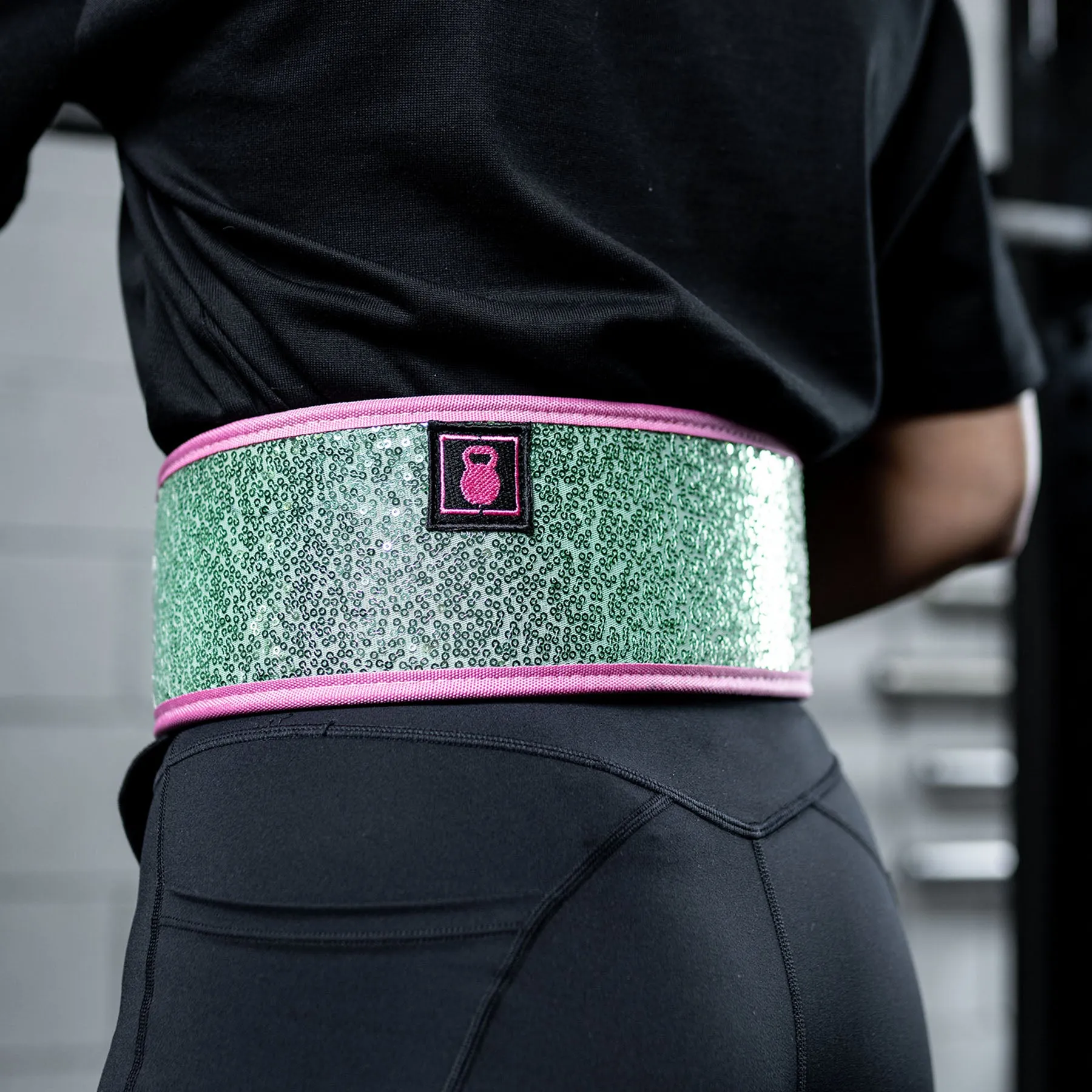 2POOD - 4" Weightlifting Belt - Sweet Tart Sparkle