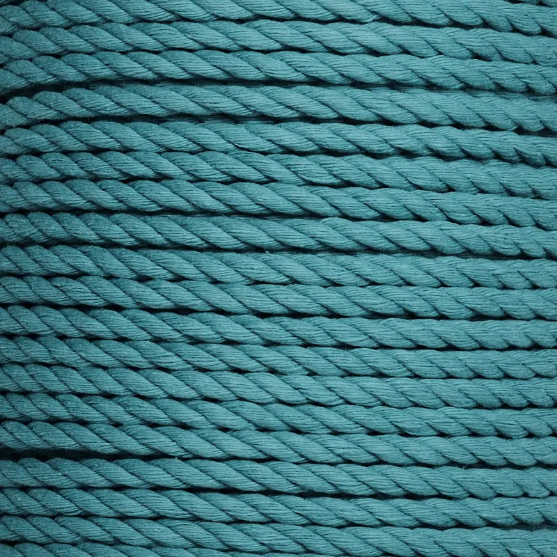 3mm Dip Dyed Cotton 3-Strand Rope