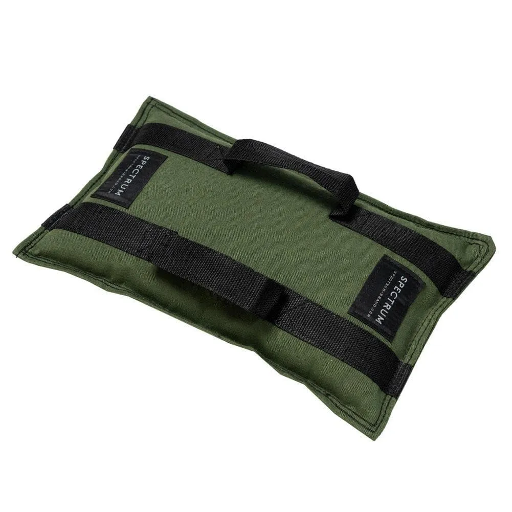 3x Spectrum Khaki Green Pre-Filled Weighted Shot Sandbags 10kg (DEMO STOCK)