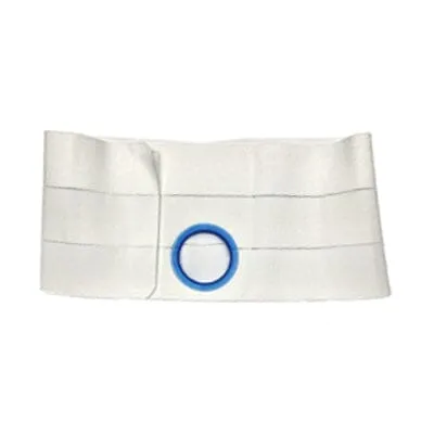 6" Left, White, Cool Comfort Flat Panel Support Belt, Prolapse Strap, Extra Large, 4-1/2" Cloth Bias Opening Placed 1" From Bottom