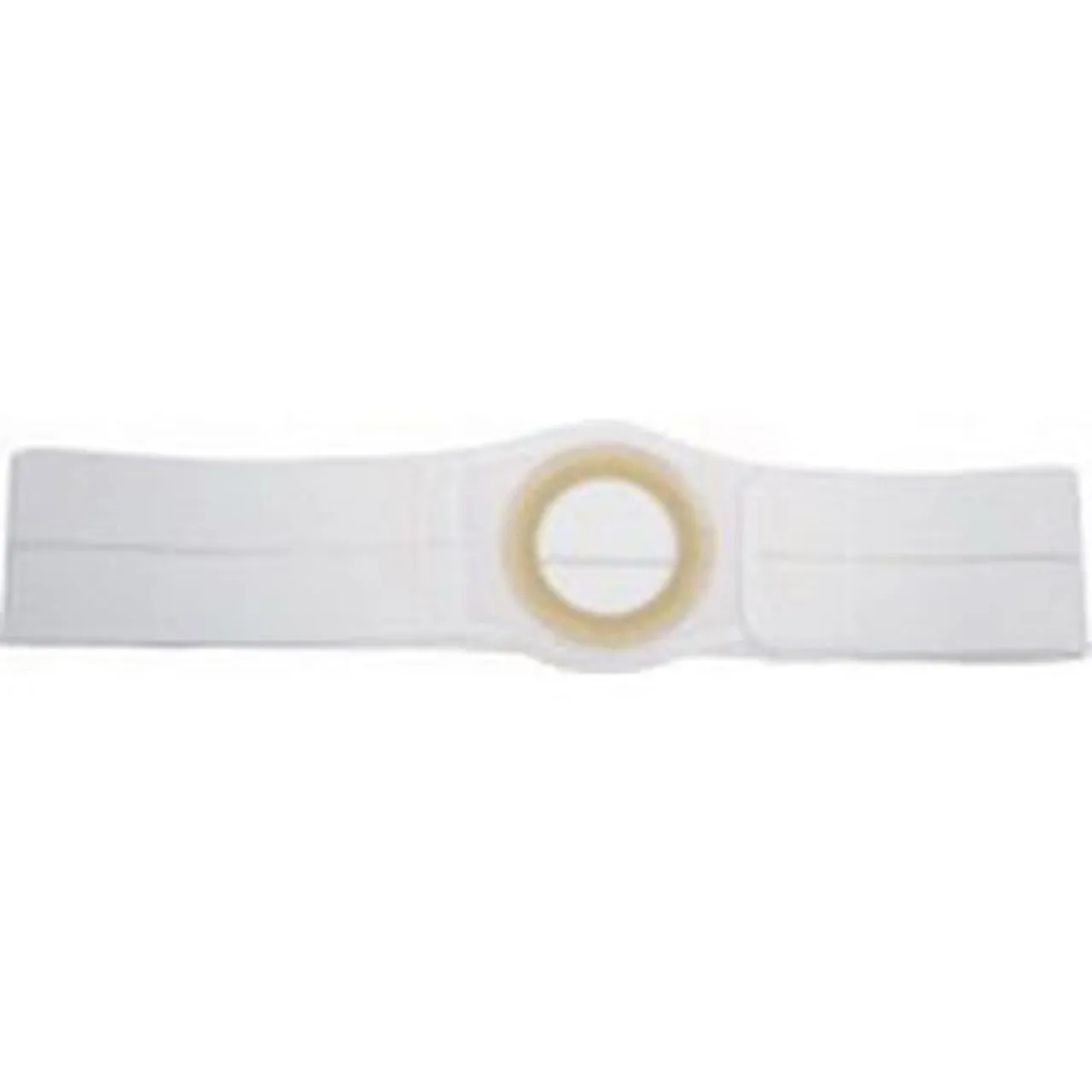 6" White, Cool Comfort, Nu-Form Belt, Prolapse Flap, Small, 2-5/8" Center Opening