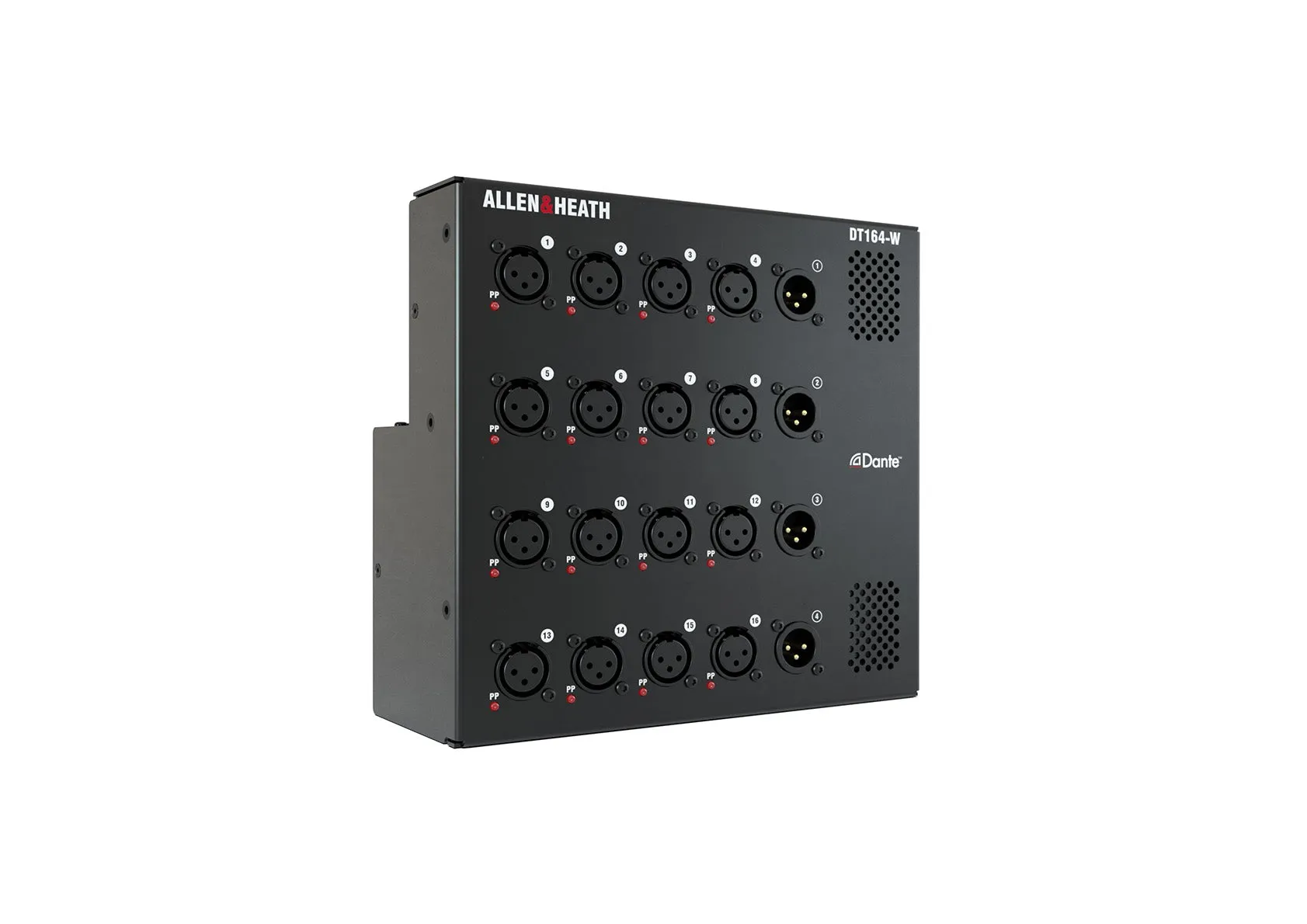 Allen & Heath DT164W 16x4 Dante Wall Box