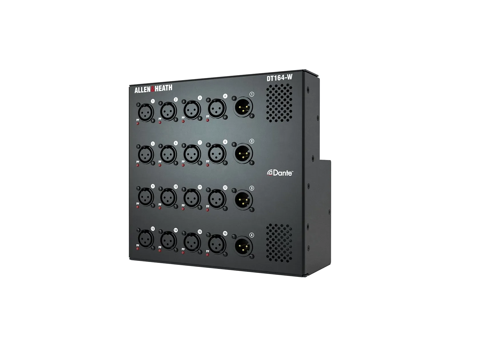 Allen & Heath DT164W 16x4 Dante Wall Box