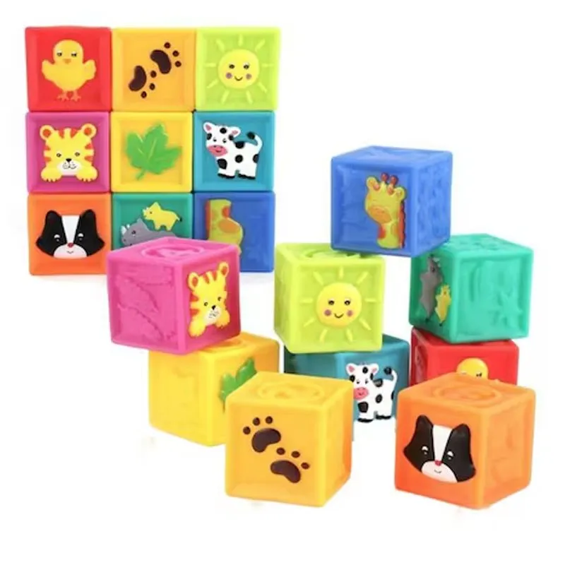 Animal Theme Soft Educational Blocks