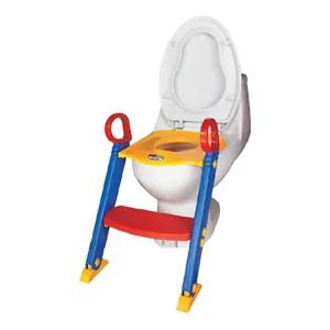 Anti-Slip Kids Toilet Ladder Potty Training Seat with Removable Potty