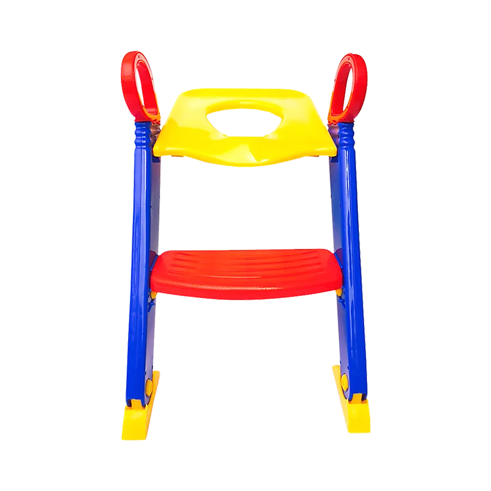 Anti-Slip Kids Toilet Ladder Potty Training Seat with Removable Potty