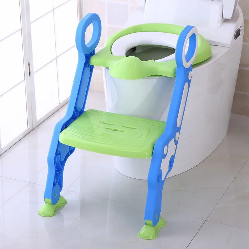 Children's stepped toilet toilet ladder