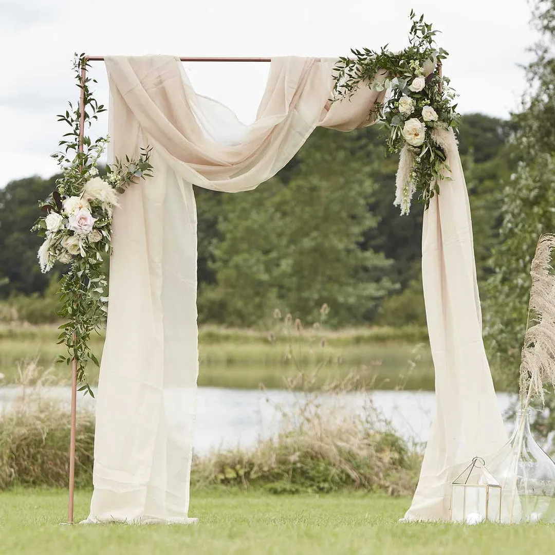 Copper Frame Wedding Arch Backdrop 2m x 1.5m