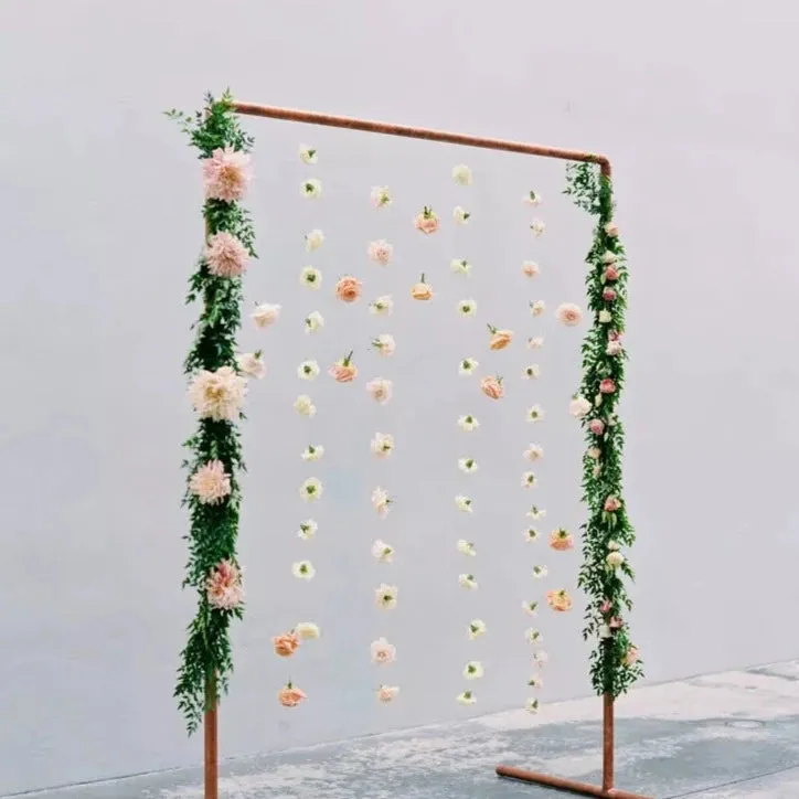 Copper Frame Wedding Arch Backdrop 2m x 1.5m