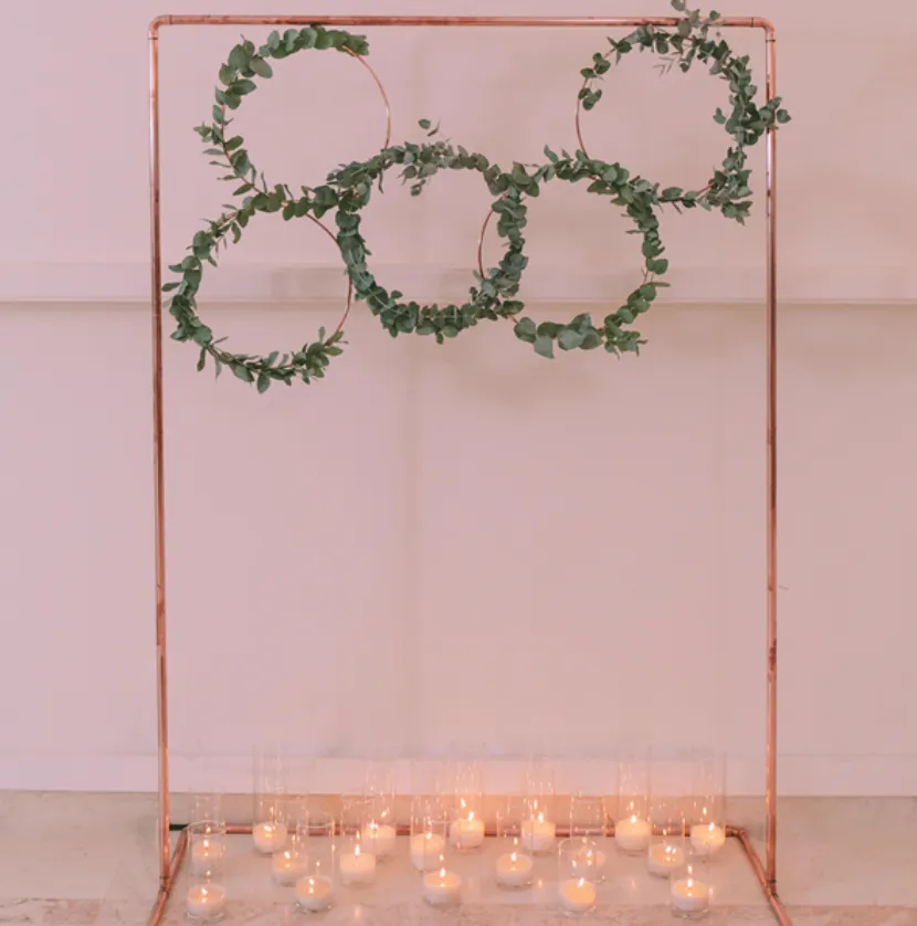 Copper Frame Wedding Arch Backdrop 2m x 1.5m