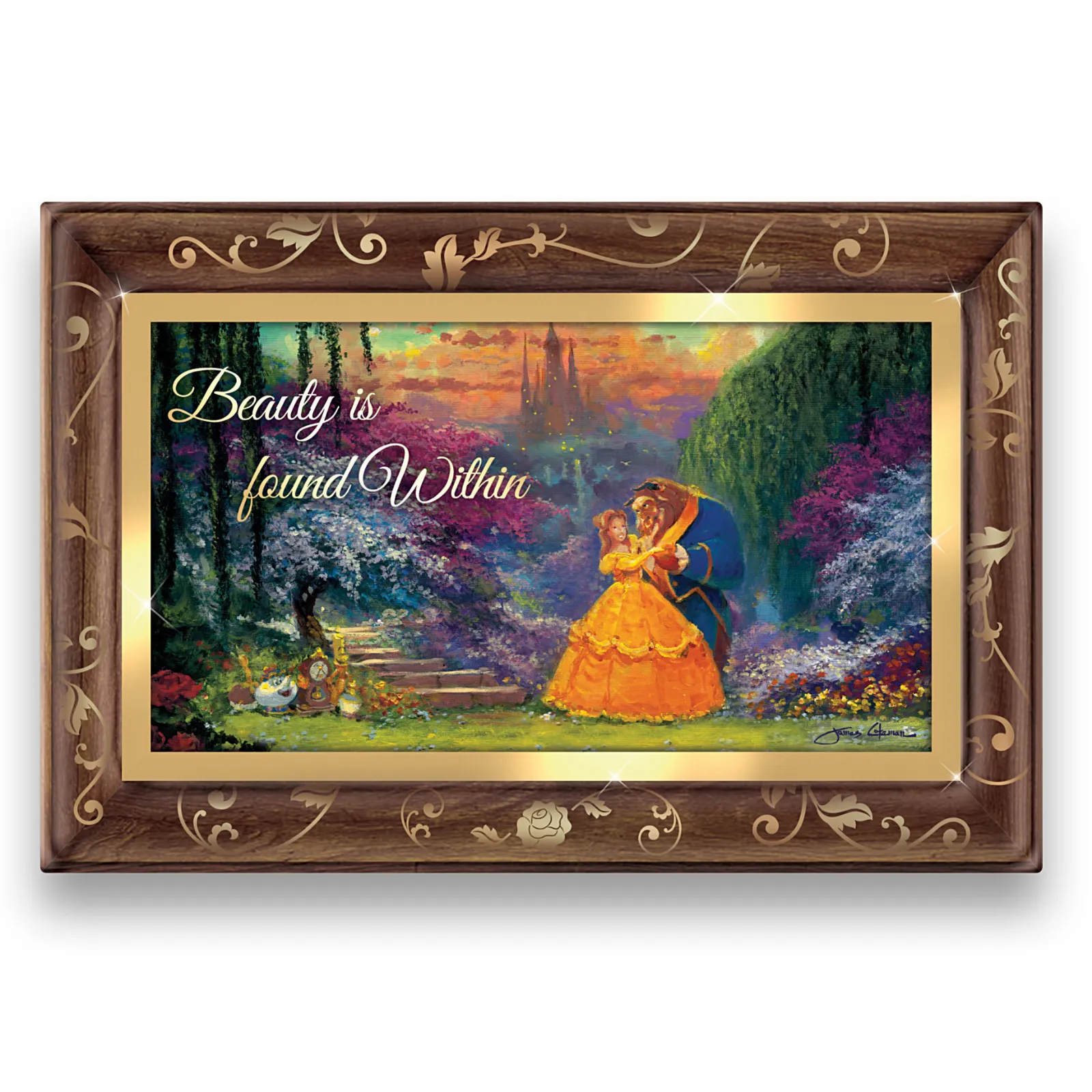 Disney Beauty and the Beast music box by The Bradford Exchange