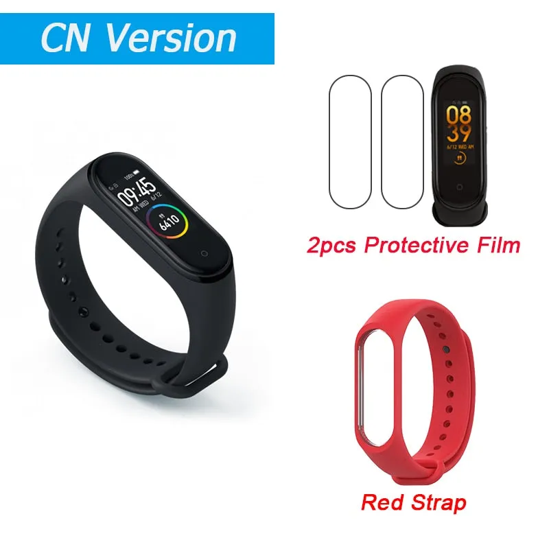 In Stock New Xiaomi Mi Band 4 Smart Miband 4 0.95" AMOLED Screen Waterproof Heart Rate Fitness 135mAh 20 Bluetooth 5.0 50ATM