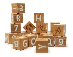 Kinderfeets Bamboo ABC Blocks