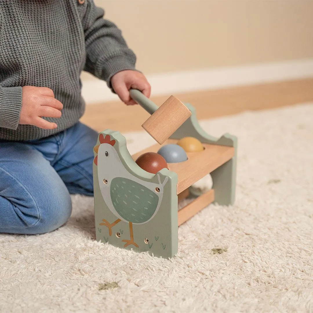 Little Dutch Pounding Bench With Rolling Balls - Little Farm