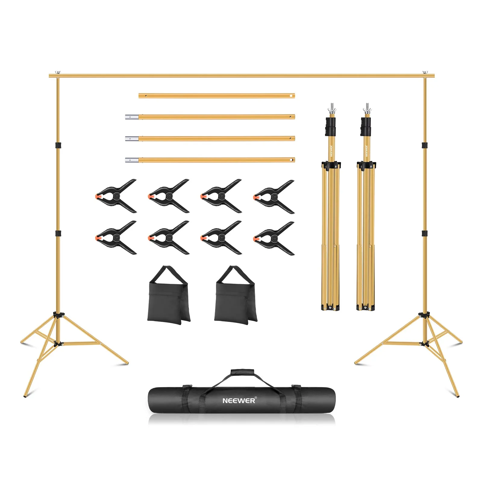 NEEWER 3x2.1m / 10x7ft Adjustable Photo Studio Backdrop Support System