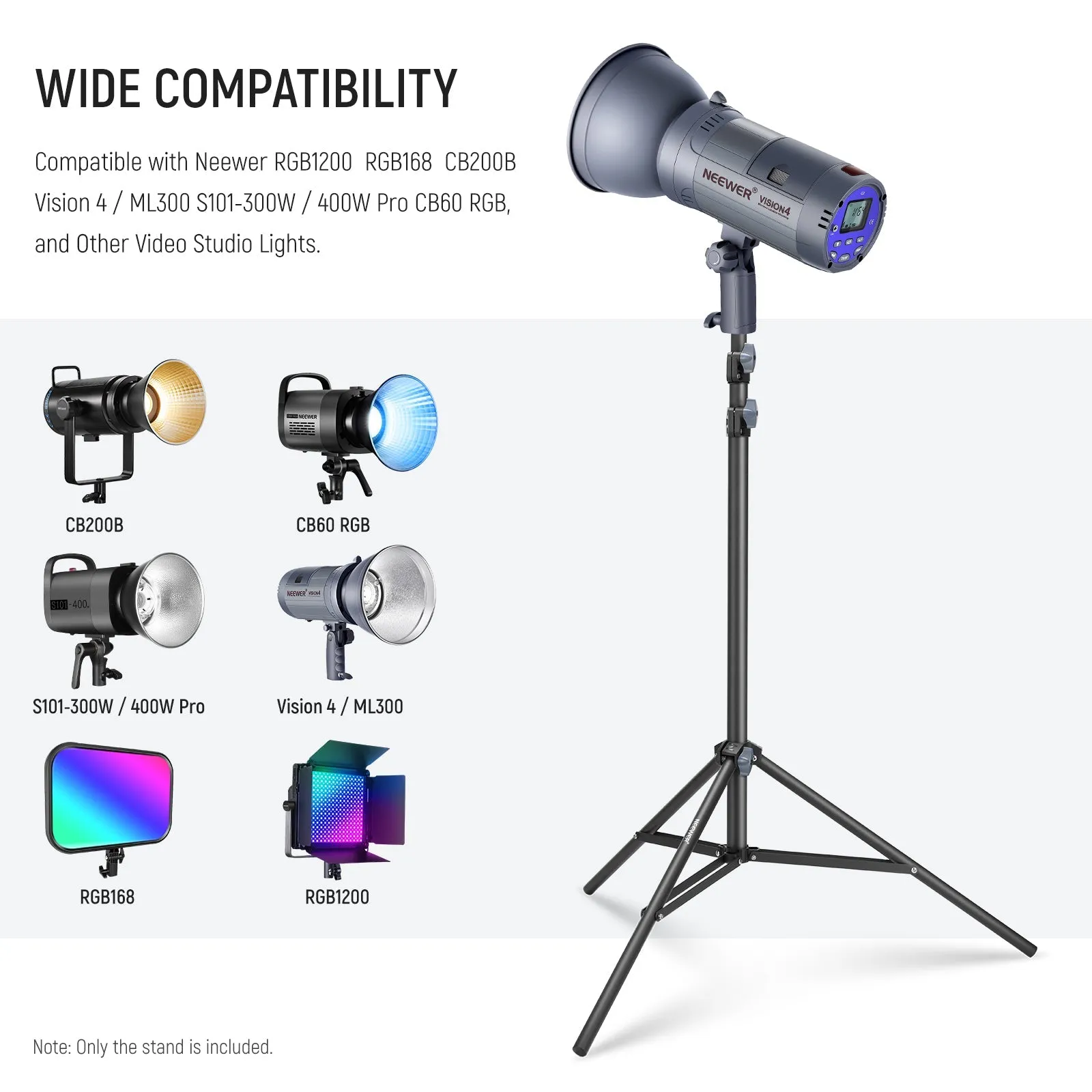 NEEWER ST-200 Heavy Duty Photography Light Stand