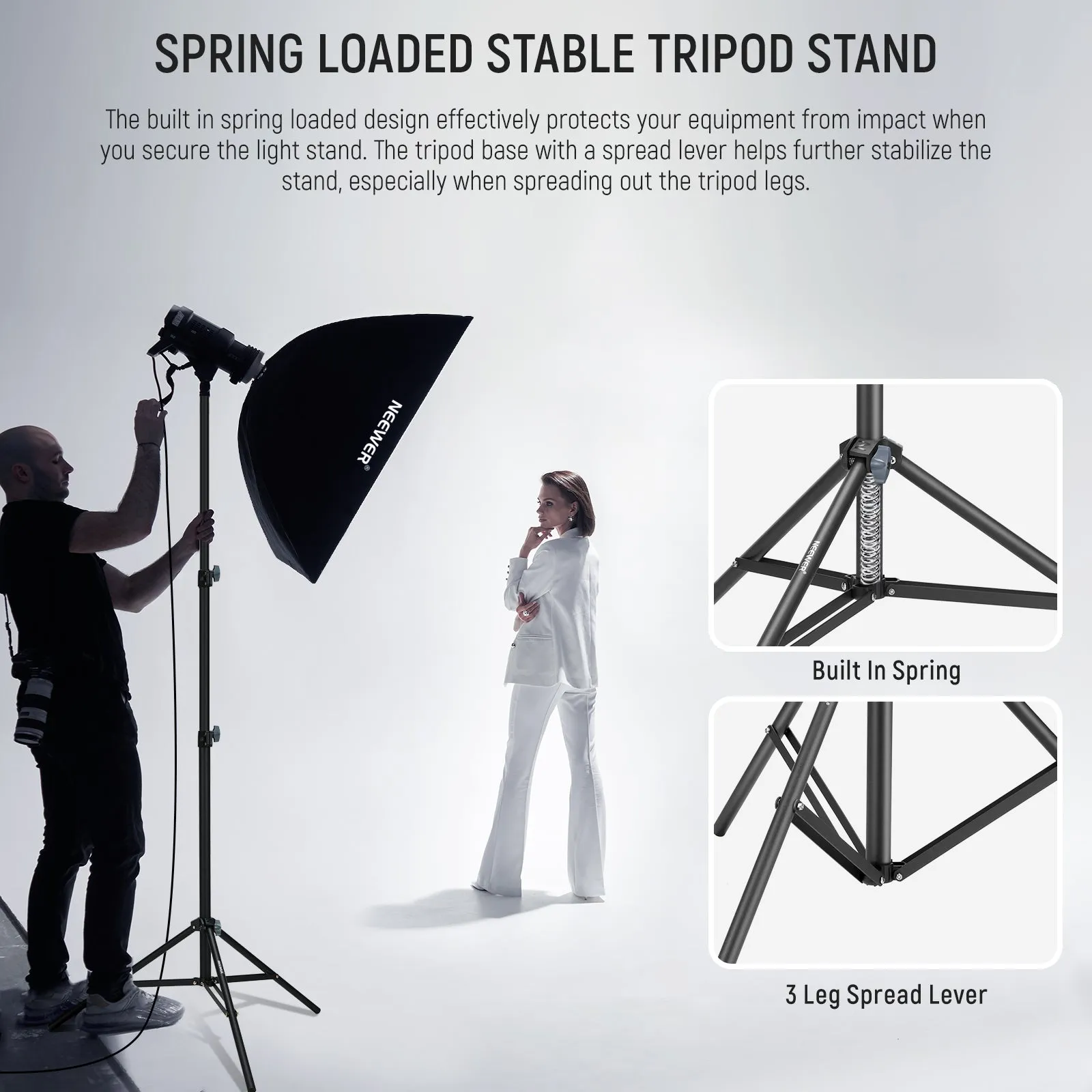 NEEWER ST-200 Heavy Duty Photography Light Stand