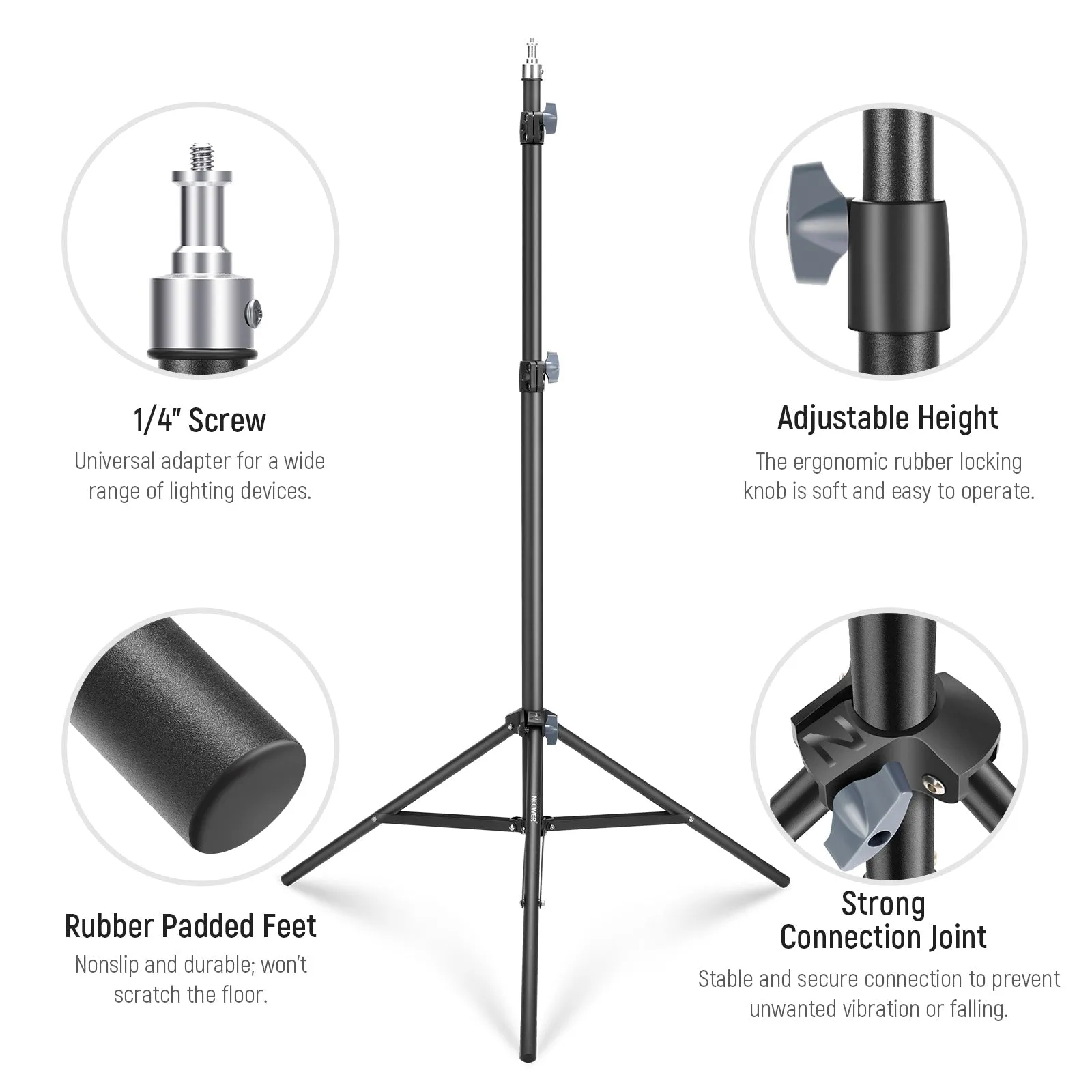 NEEWER ST-200 Heavy Duty Photography Light Stand