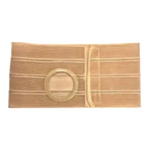 Nu-Hope Nu-Form™ Support Belt, 2-7/8" Stoma, 7" Wide, Right, 1-1/2" From Bottom, Prolapse Strap, 2XL (47" to 52" Waist), Beige