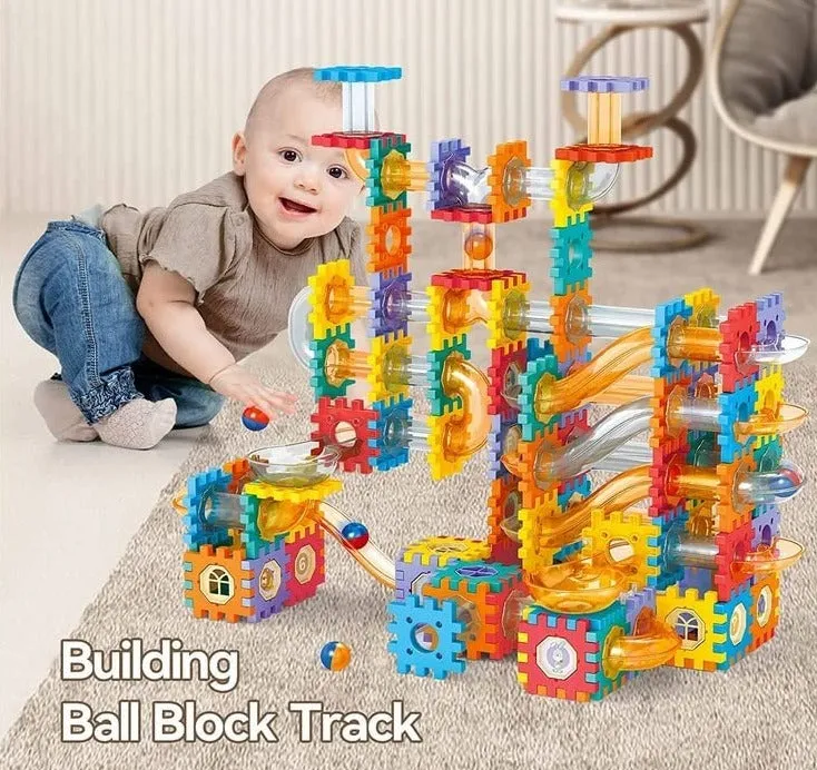 Pipeline Marble Ball Track Connecting Building Blocks - 125pcs