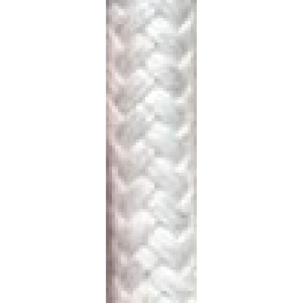 Polyester Braid - 5/8" Solid White $/FT