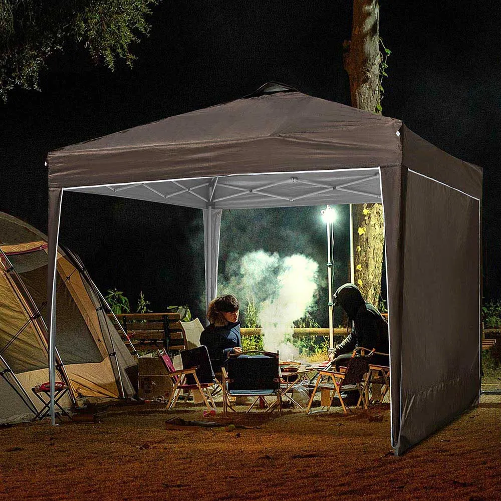 Pop Up Canopy with Vent & Sidewall 10'x10' (9'7"x9'7")