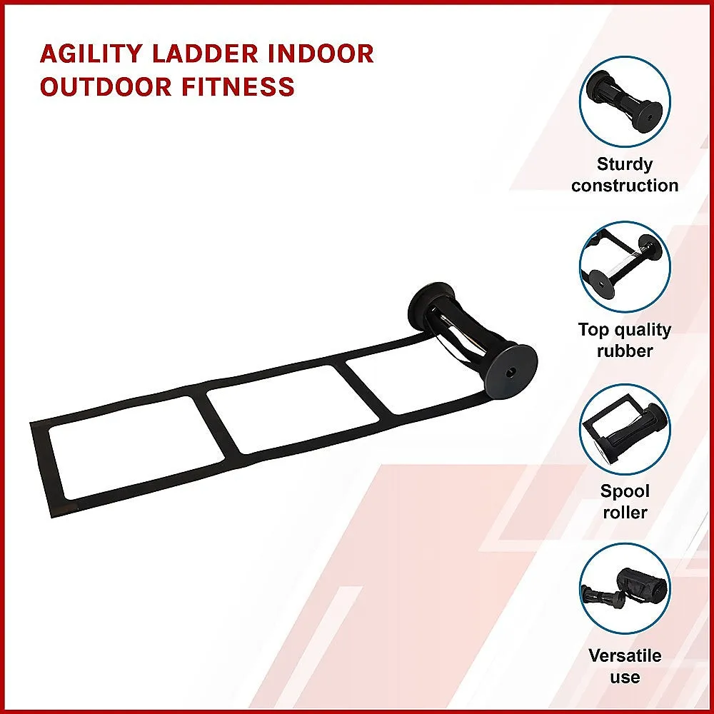 Portable Rubber Agility Ladder with Transport Bag