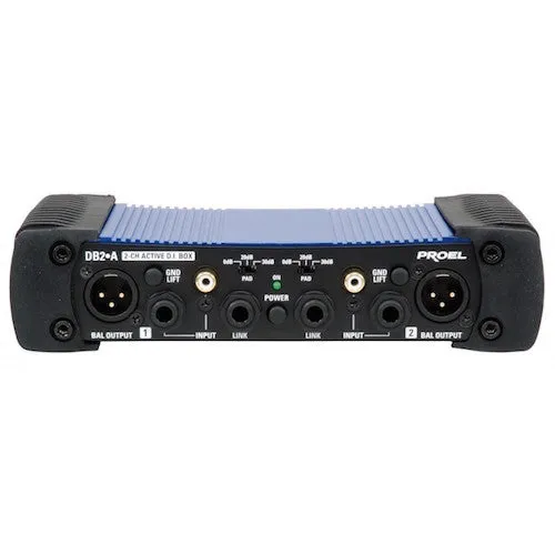 Proel DB2A Active 2-Channel D.I. Box