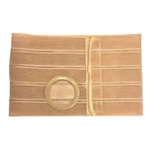 Special Nu-Form 9" Beige Support Belt 3-1/2" x 3-3/4" Cloth Bias Opening Placed 1-1/2" Bottom Left, 2X-Large