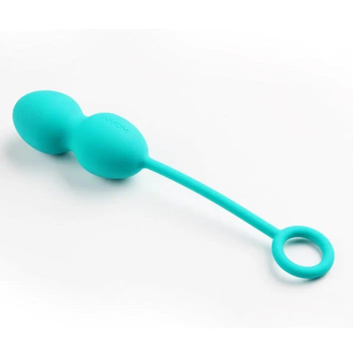 SVAKOM Nova Weighted Kegel Exercise Ball Set - Turquoise (3 Pack)