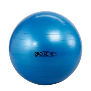 TheraBand Inflatable Exercise Ball - Pro Series SCP - Blue - 30" (75 cm), Retail Box