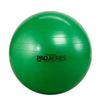 TheraBand Inflatable Exercise Ball - Pro Series SCP - Green - 26" (65 cm), Retail Box