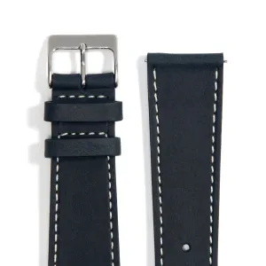 UNIVERSAL NAVY UNIVERSAL LEATHER WATCH STRAP