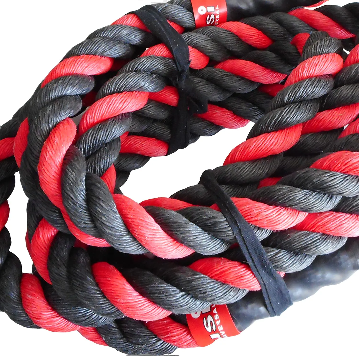 USI Universal Battle Rope 50 feet 15 Mtr | Home Exercise PVC Battle Rope | Unisex Adults Gym Battle Rope | Professional Gym Battle Rope (BR15)