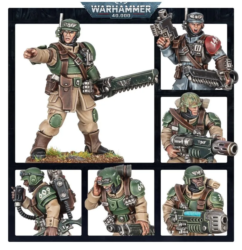 Warhammer 40,000 - 47-33, Astra Militarum, Cadian Shock Troops