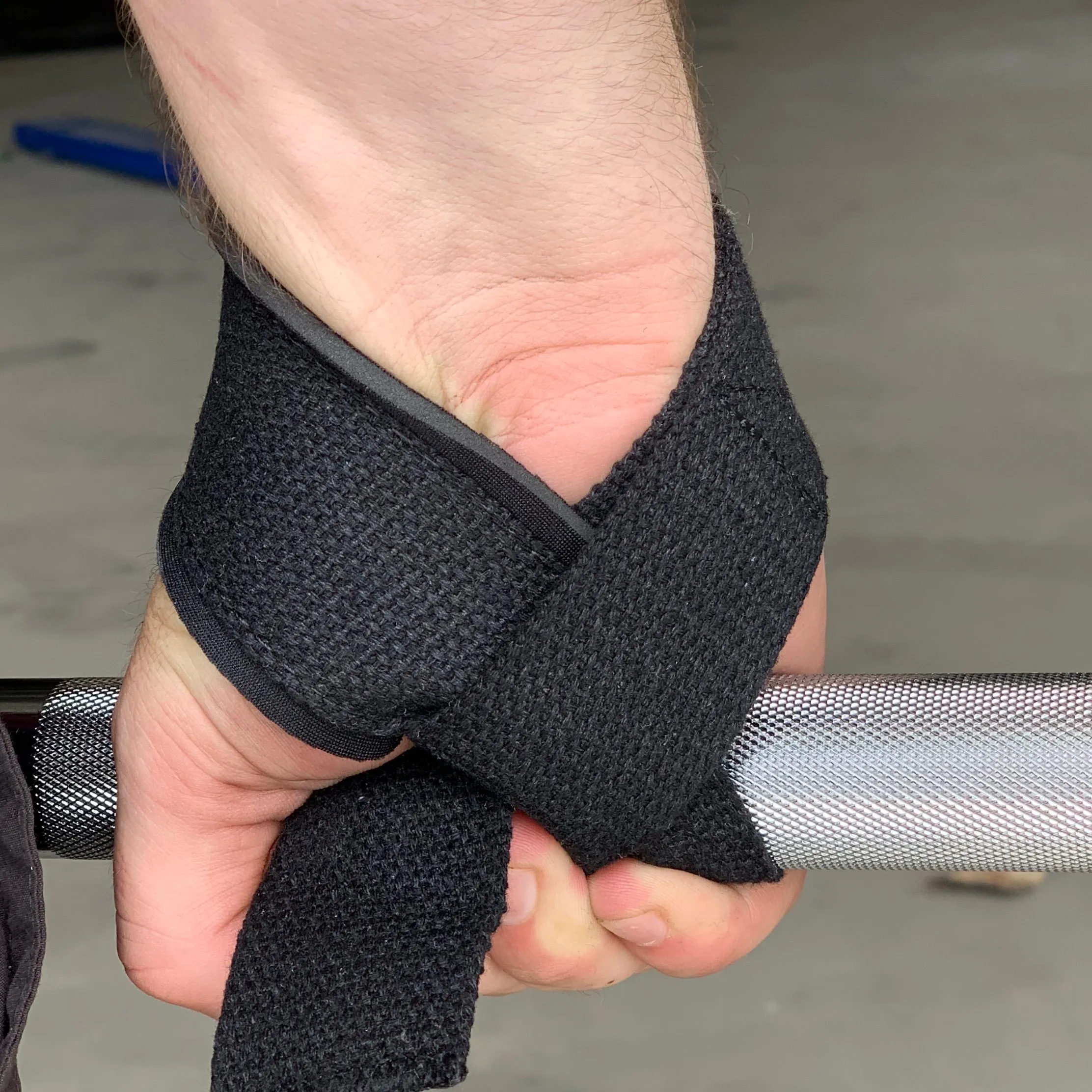 Weight Lifting Straps Black