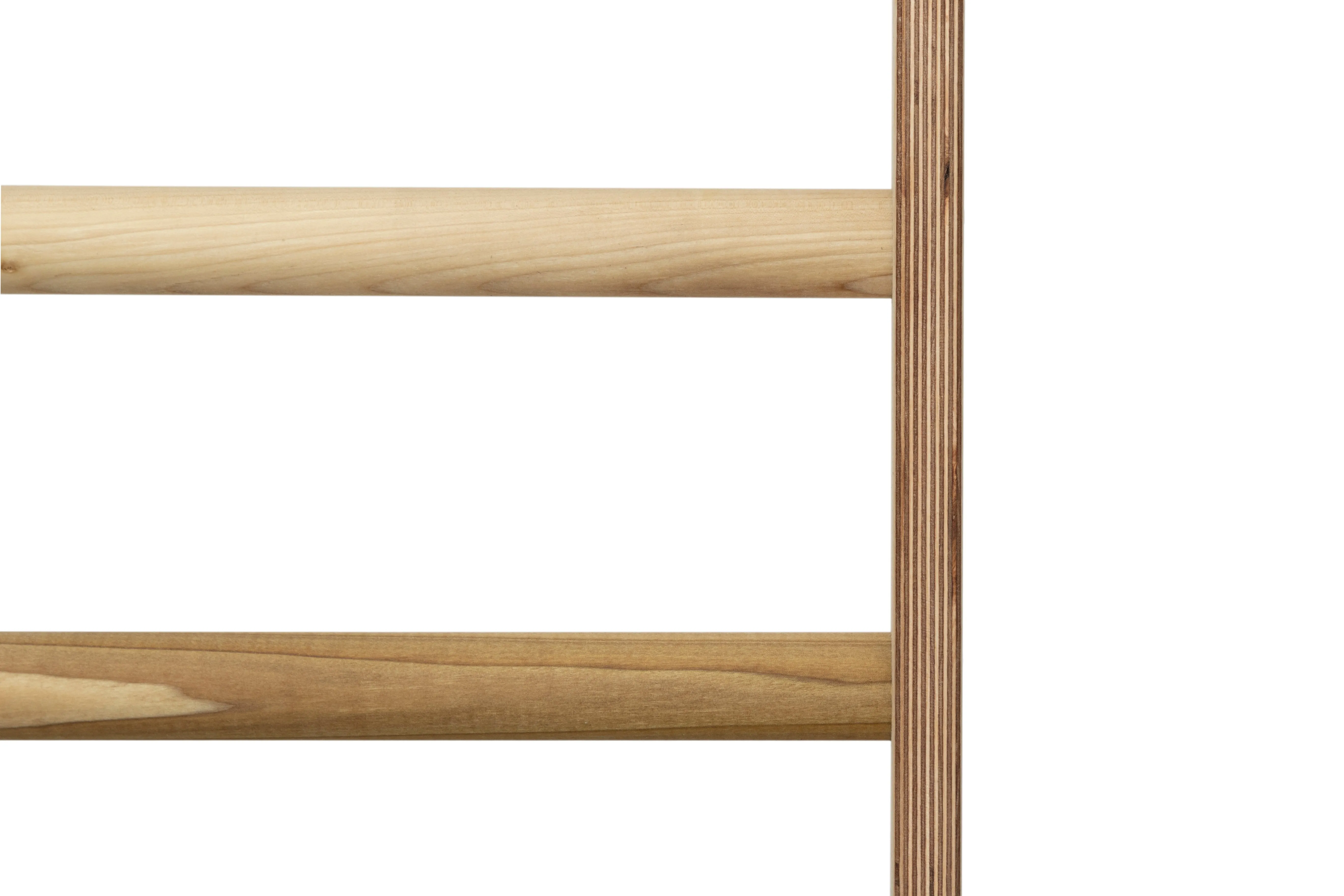 Wooden Stall Bars; Round Rungs