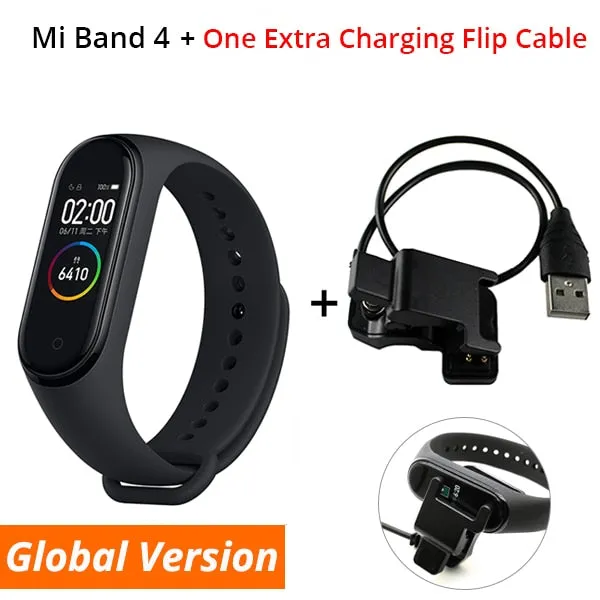 Xiaomi Mi Band 4 Smart Bracelet 3 Color AMOLED Screen Miband 4 Smartband Fitness Traker Bluetooth Sport Waterproof Smart Band