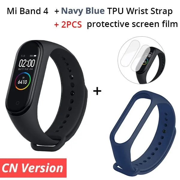 Xiaomi Mi Band 4 Smart Bracelet 3 Color AMOLED Screen Miband 4 Smartband Fitness Traker Bluetooth Sport Waterproof Smart Band