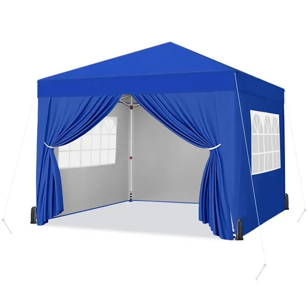 Yaheetech 8x8 Pop Up Canopy with 4 Removable Sidewalls